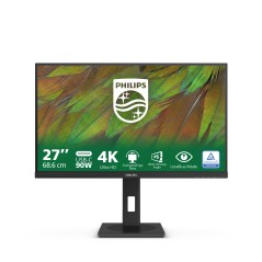 Philips 3000 Series 27B1U390000 27" 4K Ultra HD LCD Monitor - Exceptional Clarity & Stunning Design - 686 cm, Black